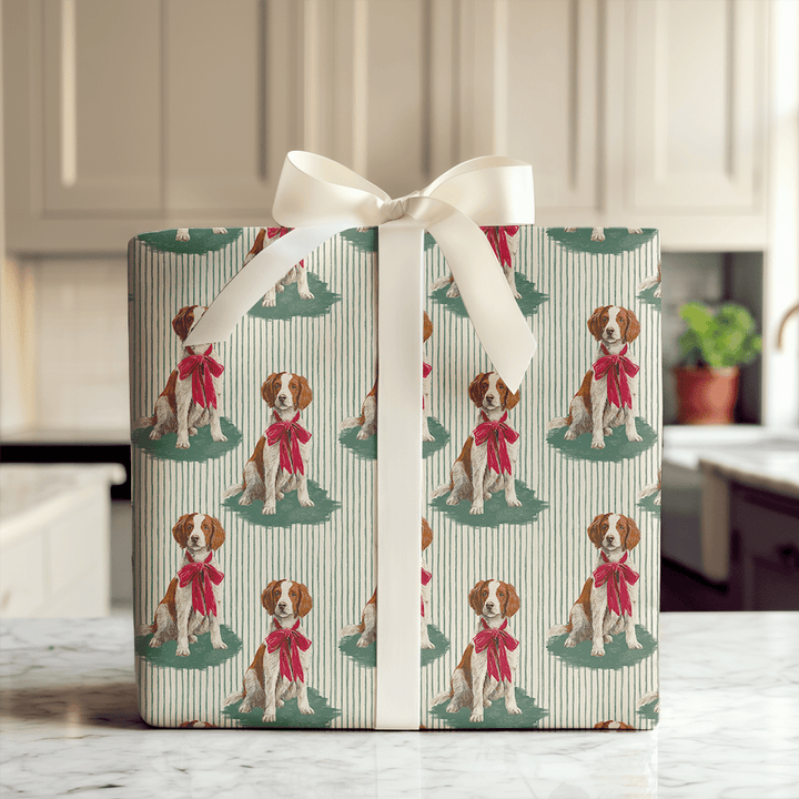 Brittany Holiday Stripes - Wrapping Paper - Aspen & Arlo