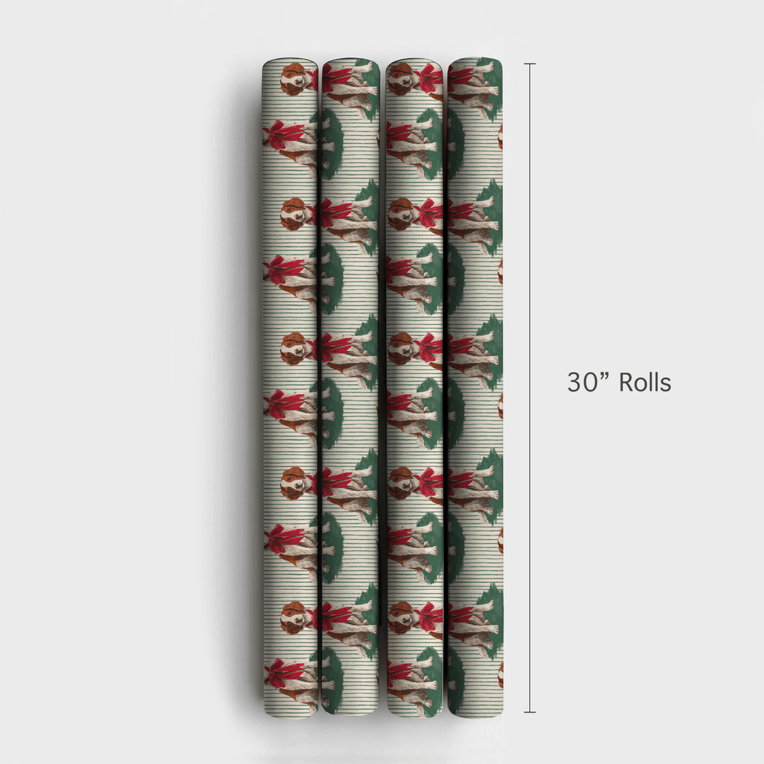 Brittany Holiday Stripes - Wrapping Paper - Aspen & Arlo