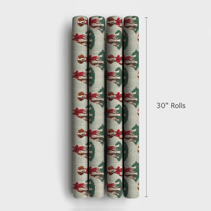 Brittany Holiday Stripes - Wrapping Paper - Aspen & Arlo