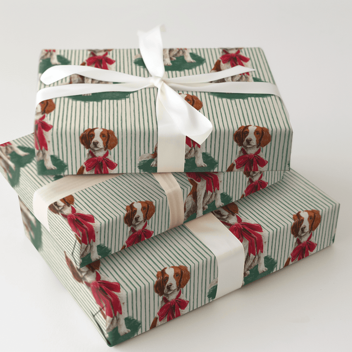Brittany Holiday Stripes - Wrapping Paper - Aspen & Arlo