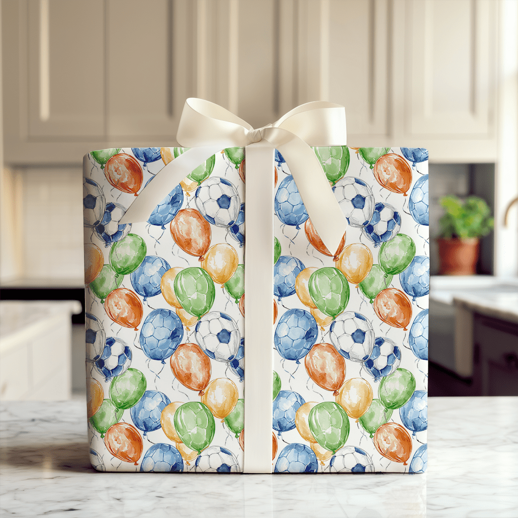 Bouncing Birthday - Wrapping Paper - Aspen & Arlo