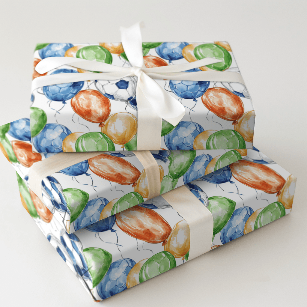 Bouncing Birthday - Wrapping Paper - Aspen & Arlo