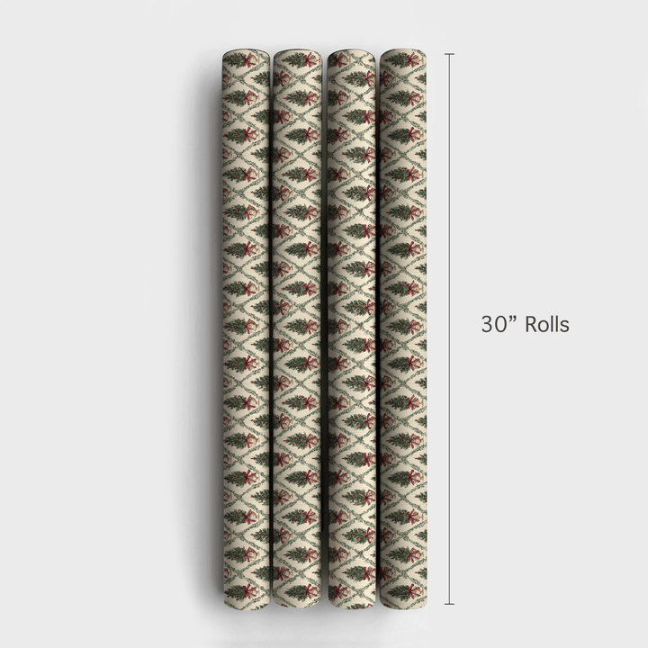 Heritage Pine Urns - Wrapping Paper - Aspen & Arlo