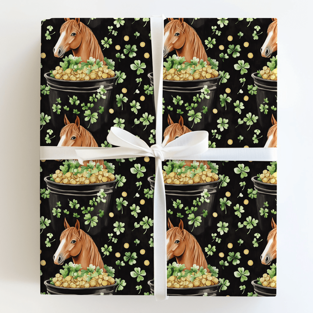 Golden with the Haflinger - Wrapping Paper - Aspen & Arlo