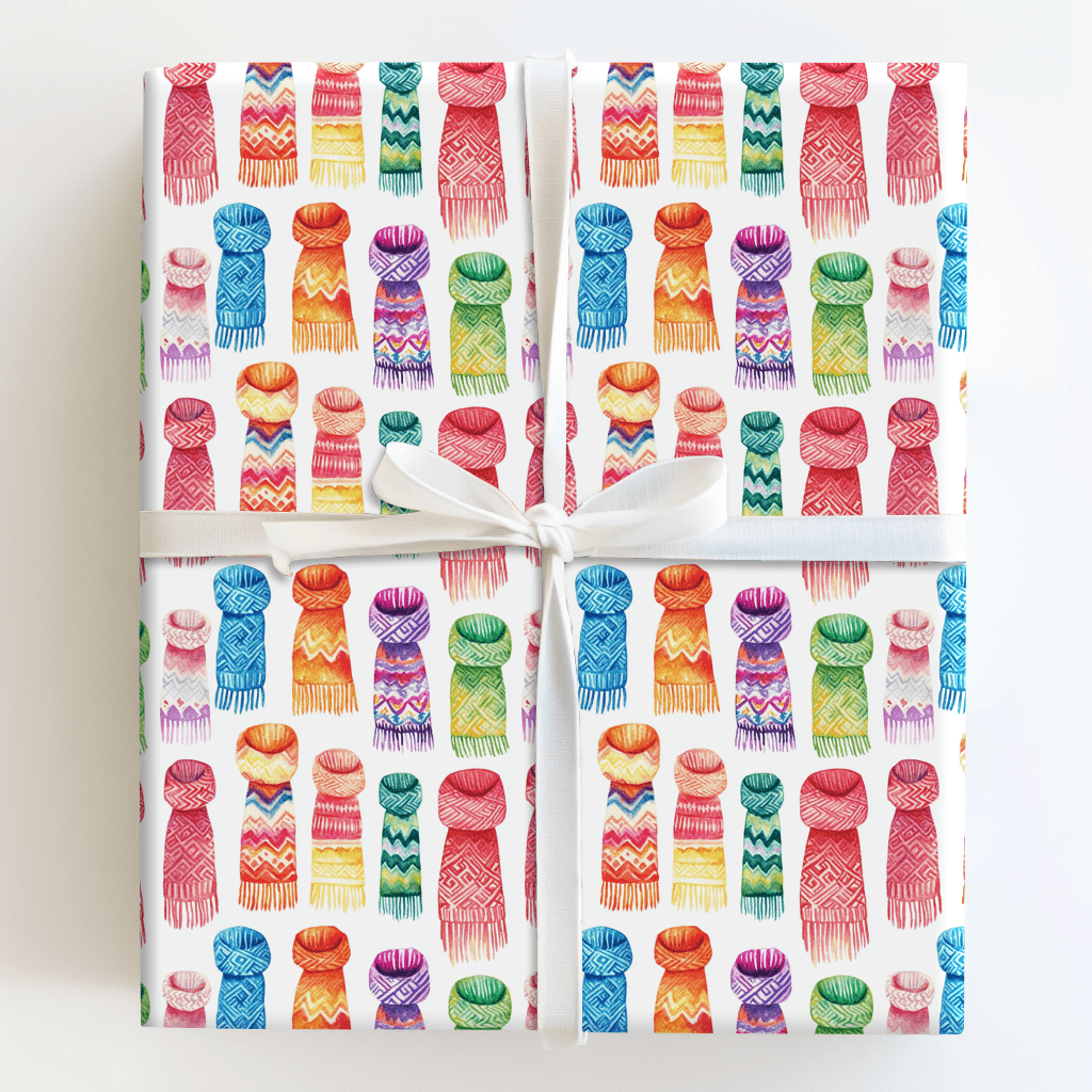 Don't Forget Your Scarf - Wrapping Paper - Aspen & Arlo