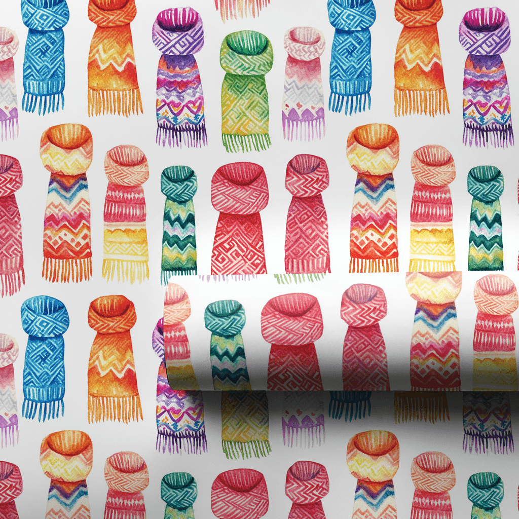 Don't Forget Your Scarf - Wrapping Paper - Aspen & Arlo