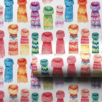 Don't Forget Your Scarf - Wrapping Paper - Aspen & Arlo