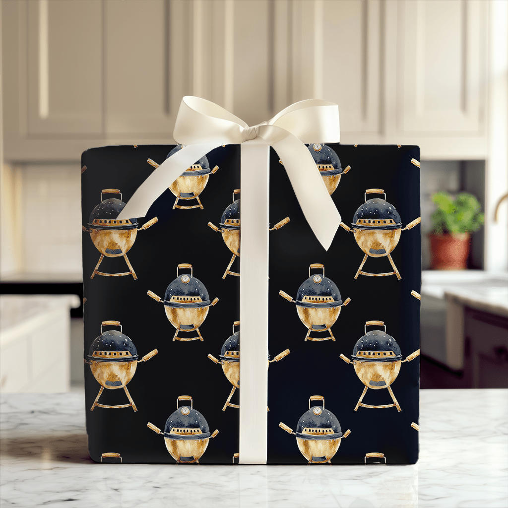 Smokin Hot Dad - Wrapping Paper - Aspen & Arlo