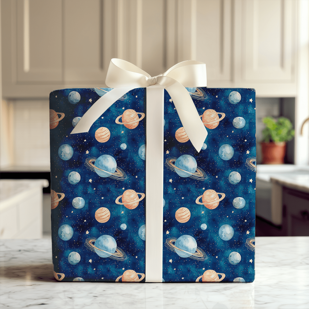 Galactic Spin - Wrapping Paper - Aspen & Arlo