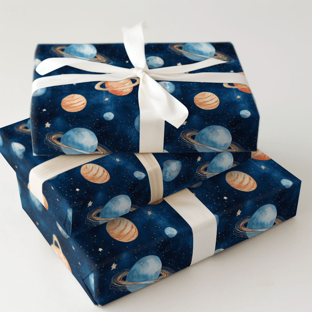 Galactic Spin - Wrapping Paper - Aspen & Arlo