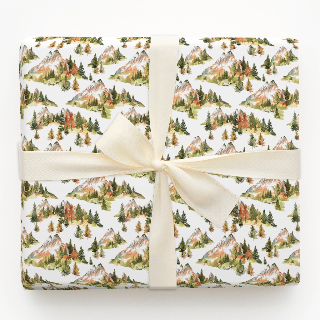 Vail Morning Slopes - Wrapping Paper - Aspen & Arlo