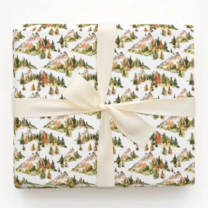Vail Morning Slopes - Wrapping Paper - Aspen & Arlo