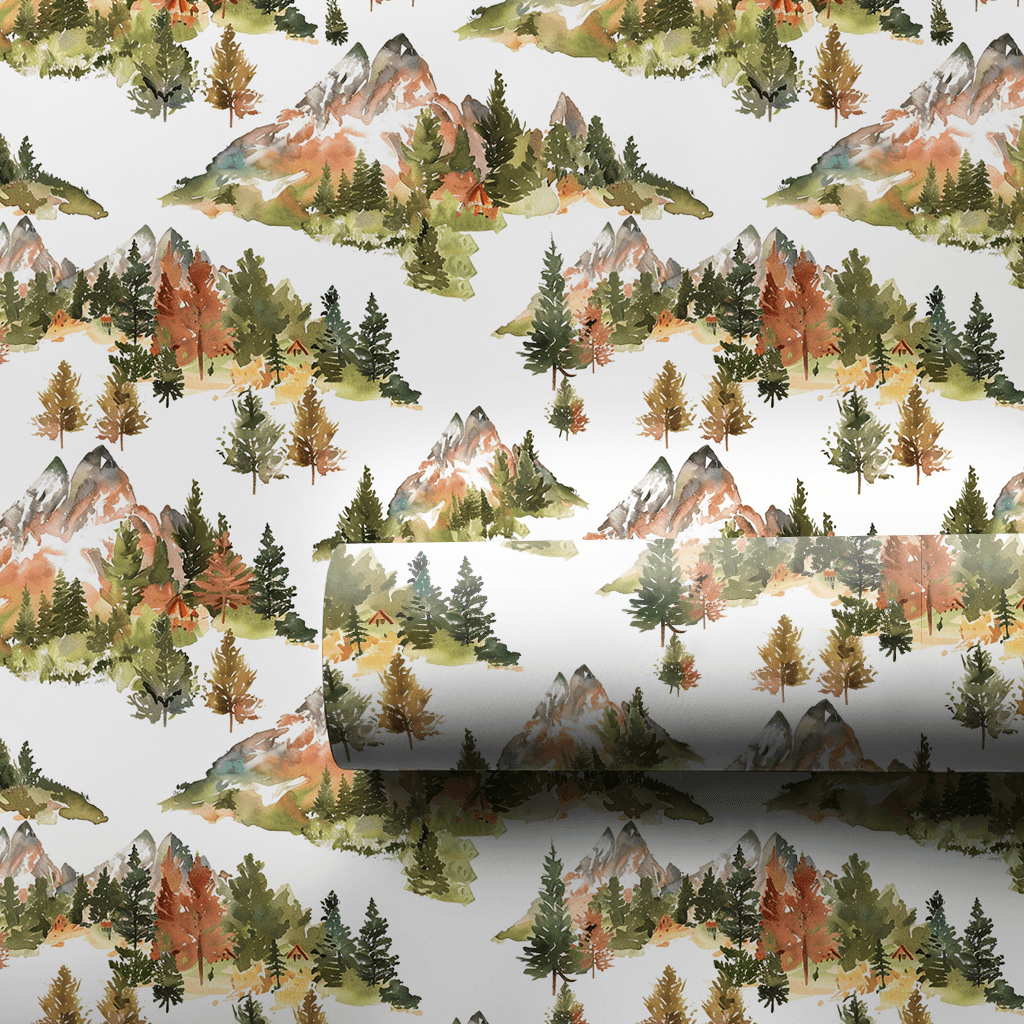 Vail Morning Slopes - Wrapping Paper - Aspen & Arlo