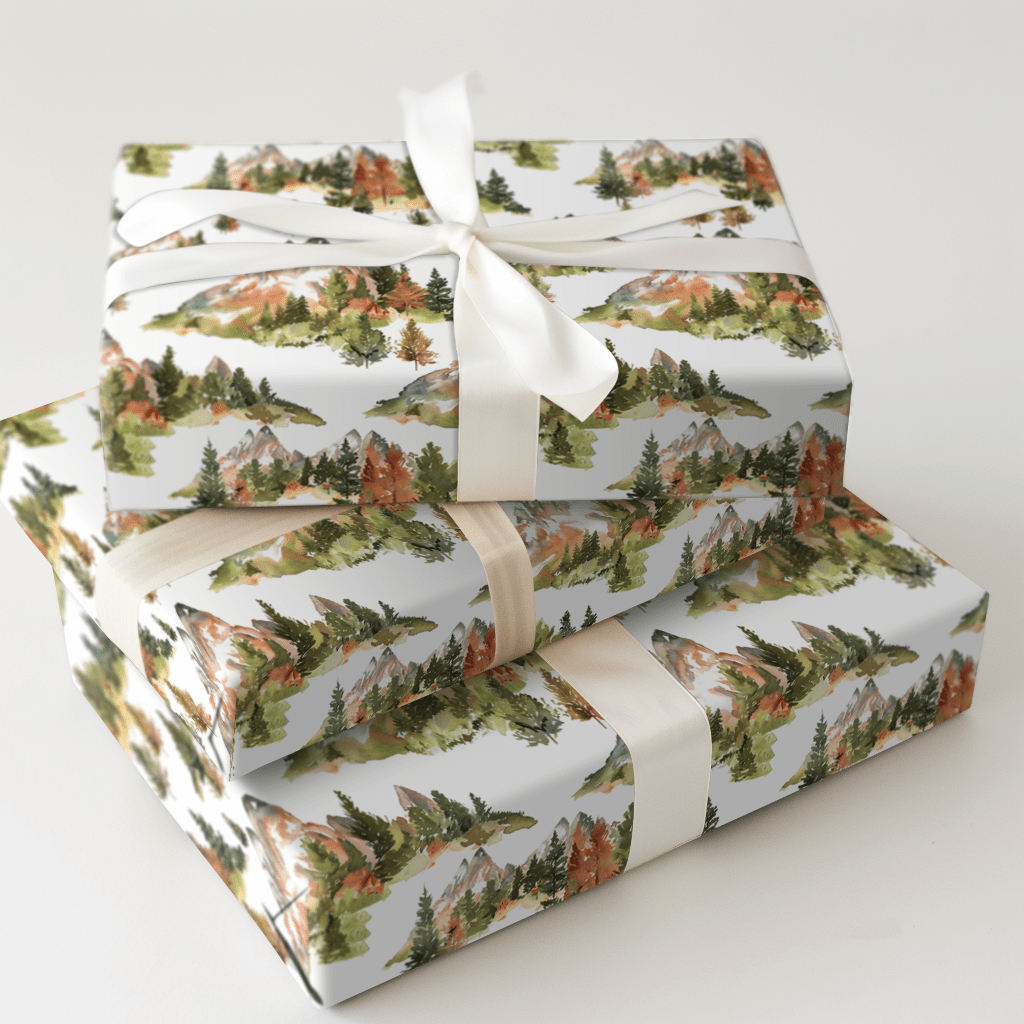 Vail Morning Slopes - Wrapping Paper - Aspen & Arlo