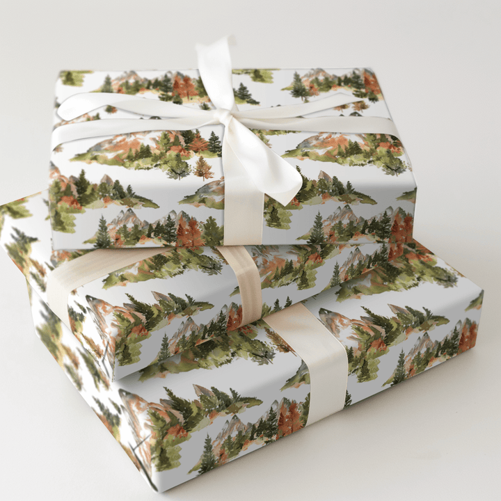 Vail Morning Slopes - Wrapping Paper - Aspen & Arlo