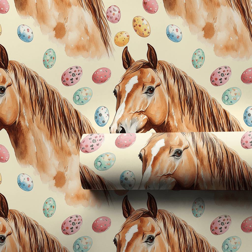 Easter Eggs with the American Quarter - Wrapping Paper - Aspen & Arlo