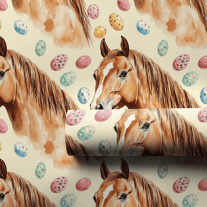 Easter Eggs with the American Quarter - Wrapping Paper - Aspen & Arlo