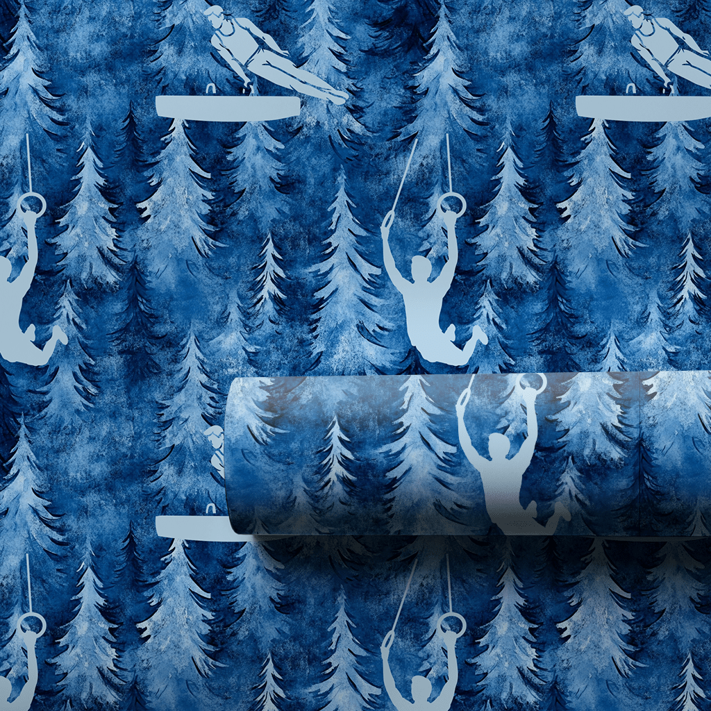 Blue Champion - Wrapping Paper - Aspen & Arlo