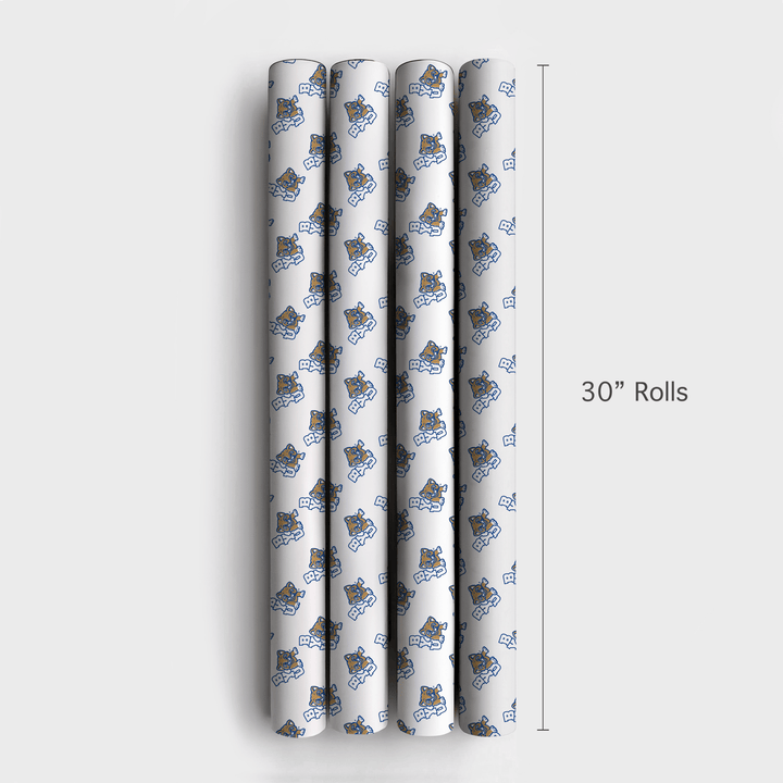 BYU Tiny Cougar - Wrapping Paper - Aspen & Arlo