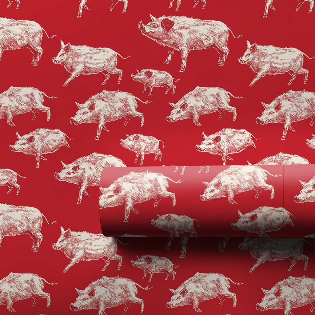 Red Victory Vibes - Wrapping Paper - Aspen & Arlo