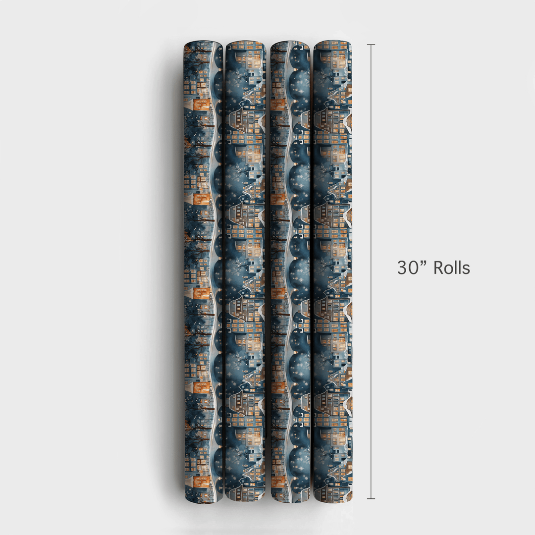Canal Blue - Wrapping Paper - Aspen & Arlo