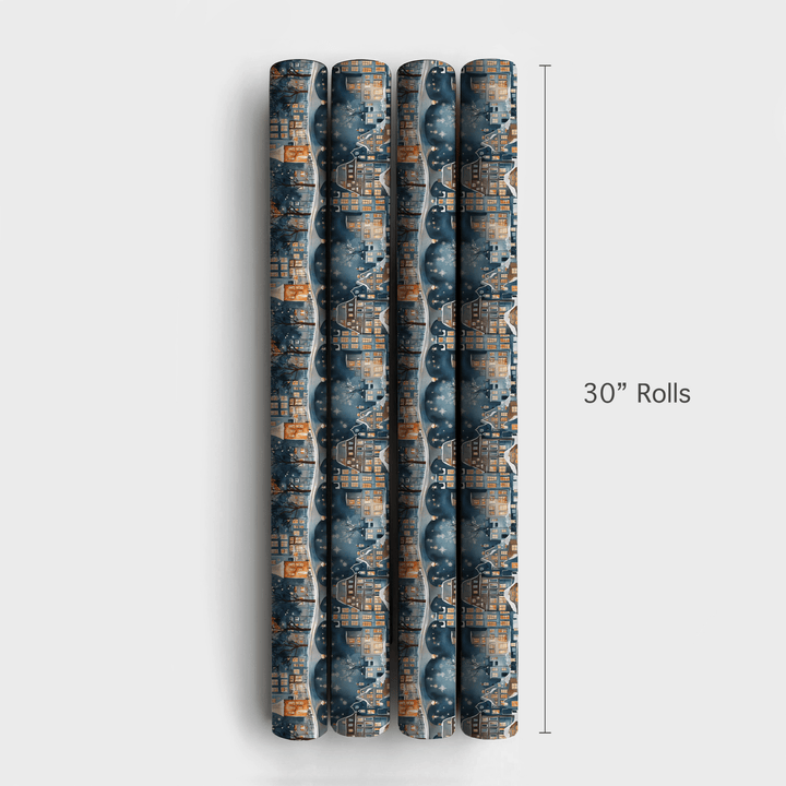 Canal Blue - Wrapping Paper - Aspen & Arlo