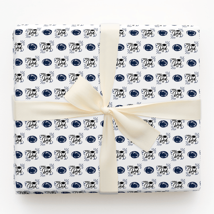 You Did it Penn State - Wrapping Paper - Aspen & Arlo