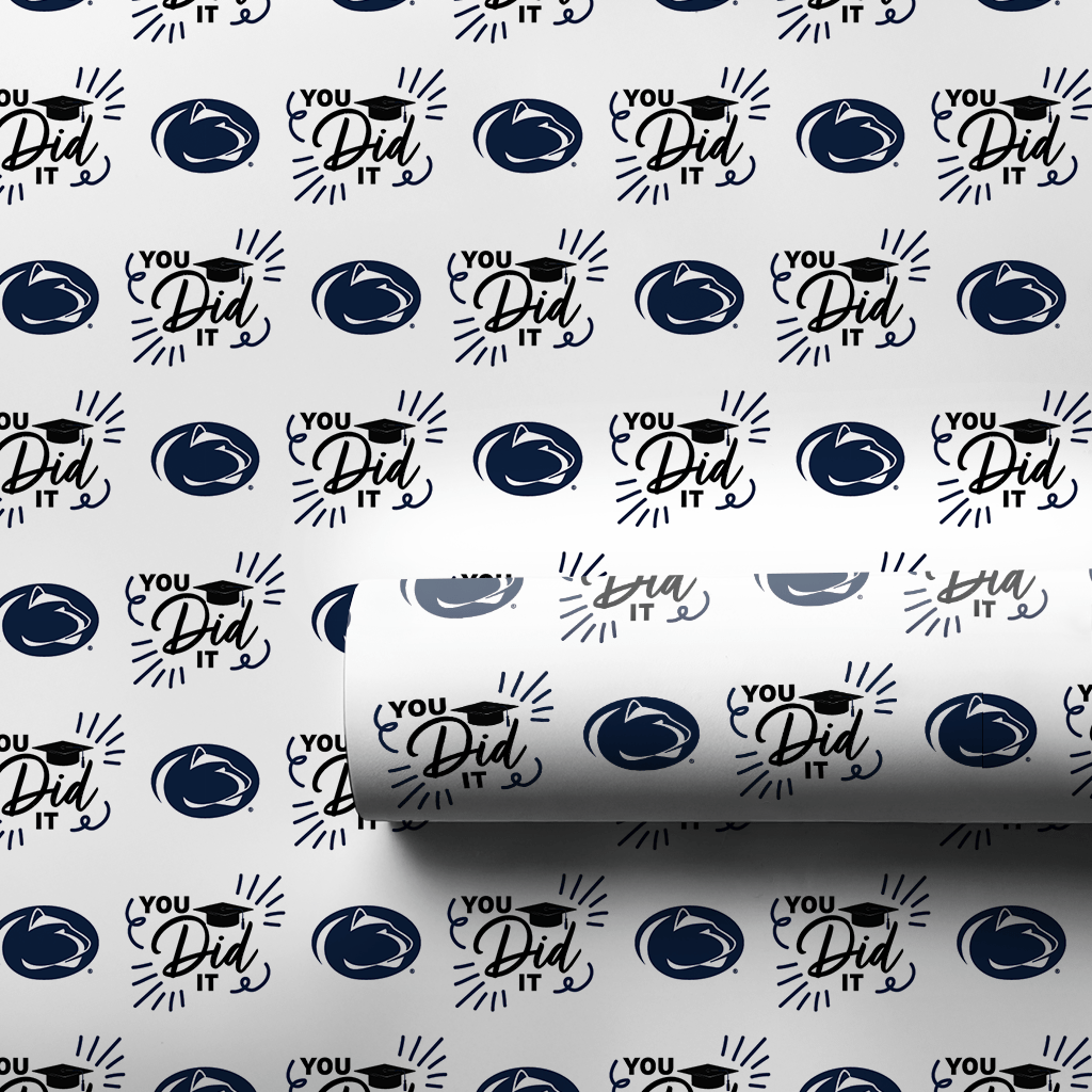 You Did it Penn State - Wrapping Paper - Aspen & Arlo