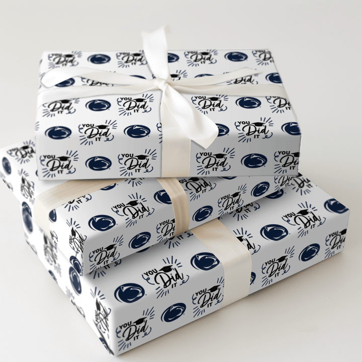 You Did it Penn State - Wrapping Paper - Aspen & Arlo