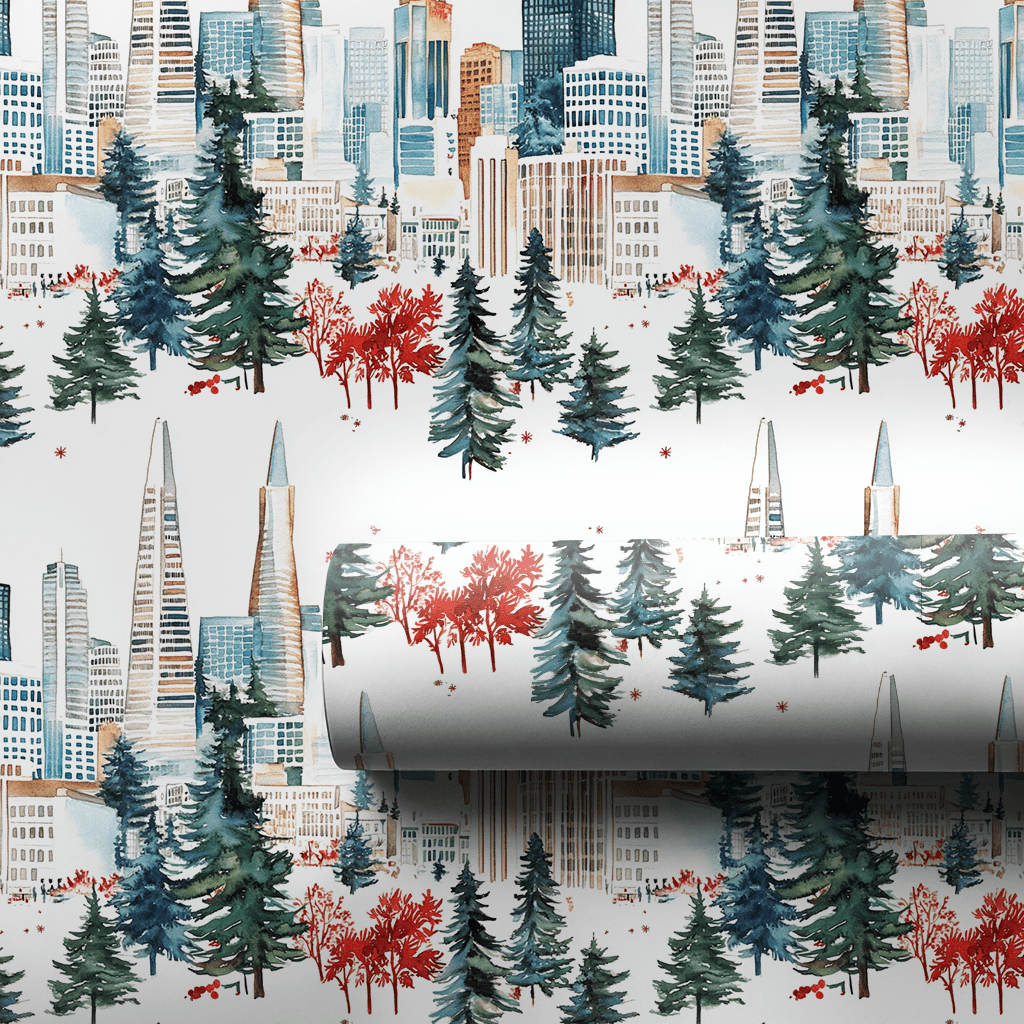 Christmas in the Bay Area - Wrapping Paper - Aspen & Arlo