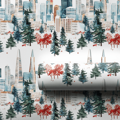 Christmas in the Bay Area - Wrapping Paper - Aspen & Arlo