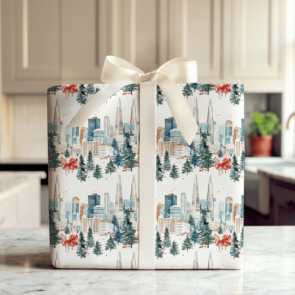 Christmas in the Bay Area - Wrapping Paper - Aspen & Arlo