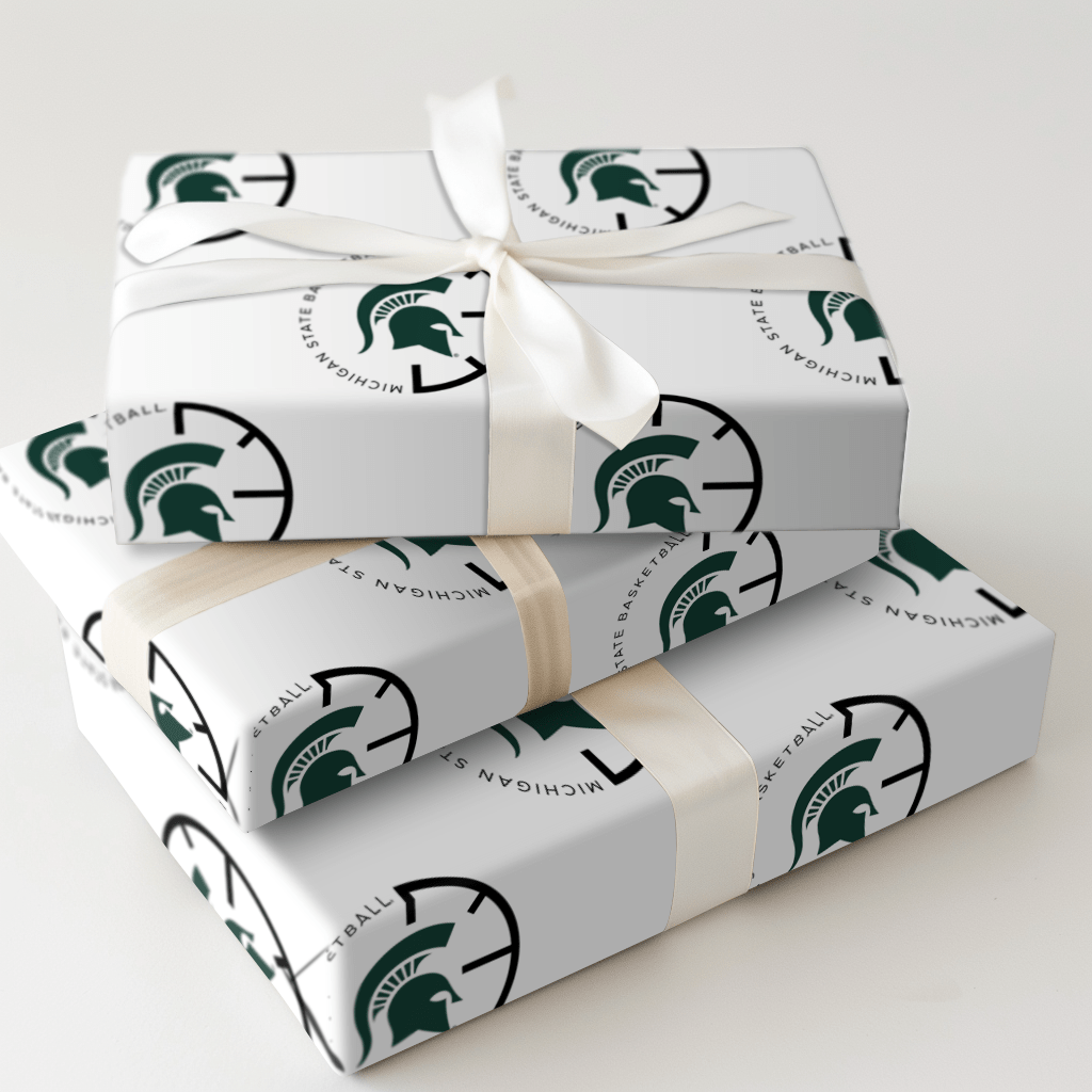 Spartan Basketball - Wrapping Paper - Aspen & Arlo