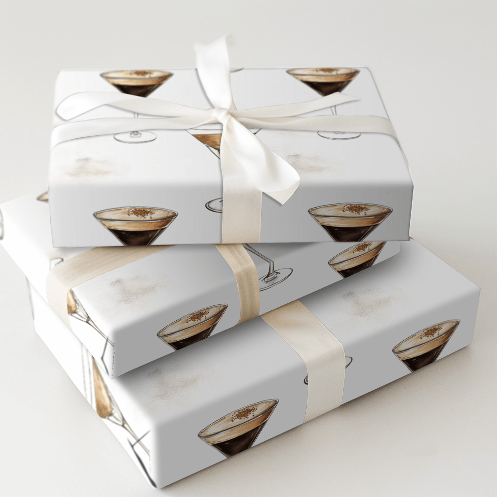 Me Espresso - Wrapping Paper - Aspen & Arlo