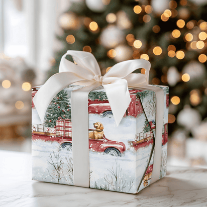 Tree Farm and Golden - Wrapping Paper - Aspen & Arlo