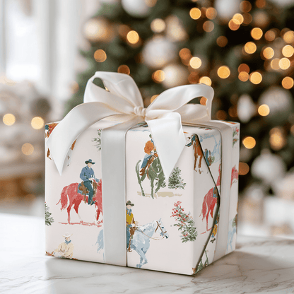 Christmas Cowboys - Wrapping Paper - Aspen & Arlo