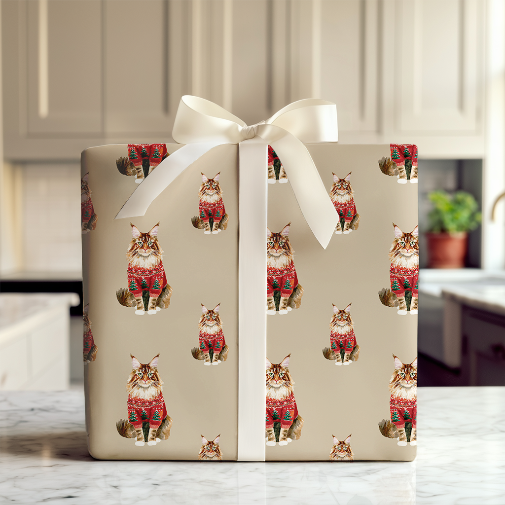 Maine Coon Tree Sweater