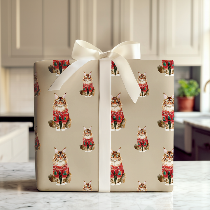 Maine Coon Tree Sweater