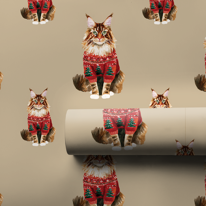 Maine Coon Tree Sweater