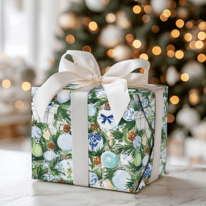 Chinoiserie Ornaments - Wrapping Paper - Aspen & Arlo