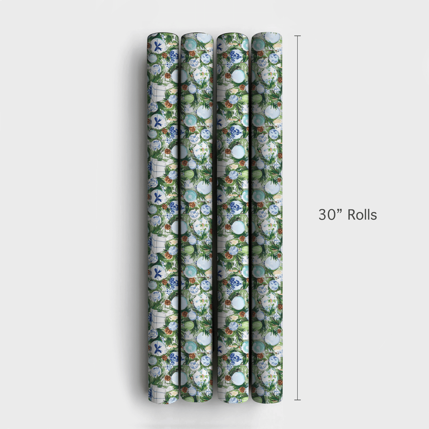 Chinoiserie Ornaments - Wrapping Paper - Aspen & Arlo