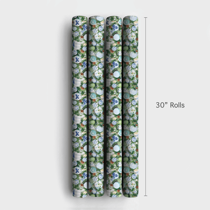 Chinoiserie Ornaments - Wrapping Paper - Aspen & Arlo