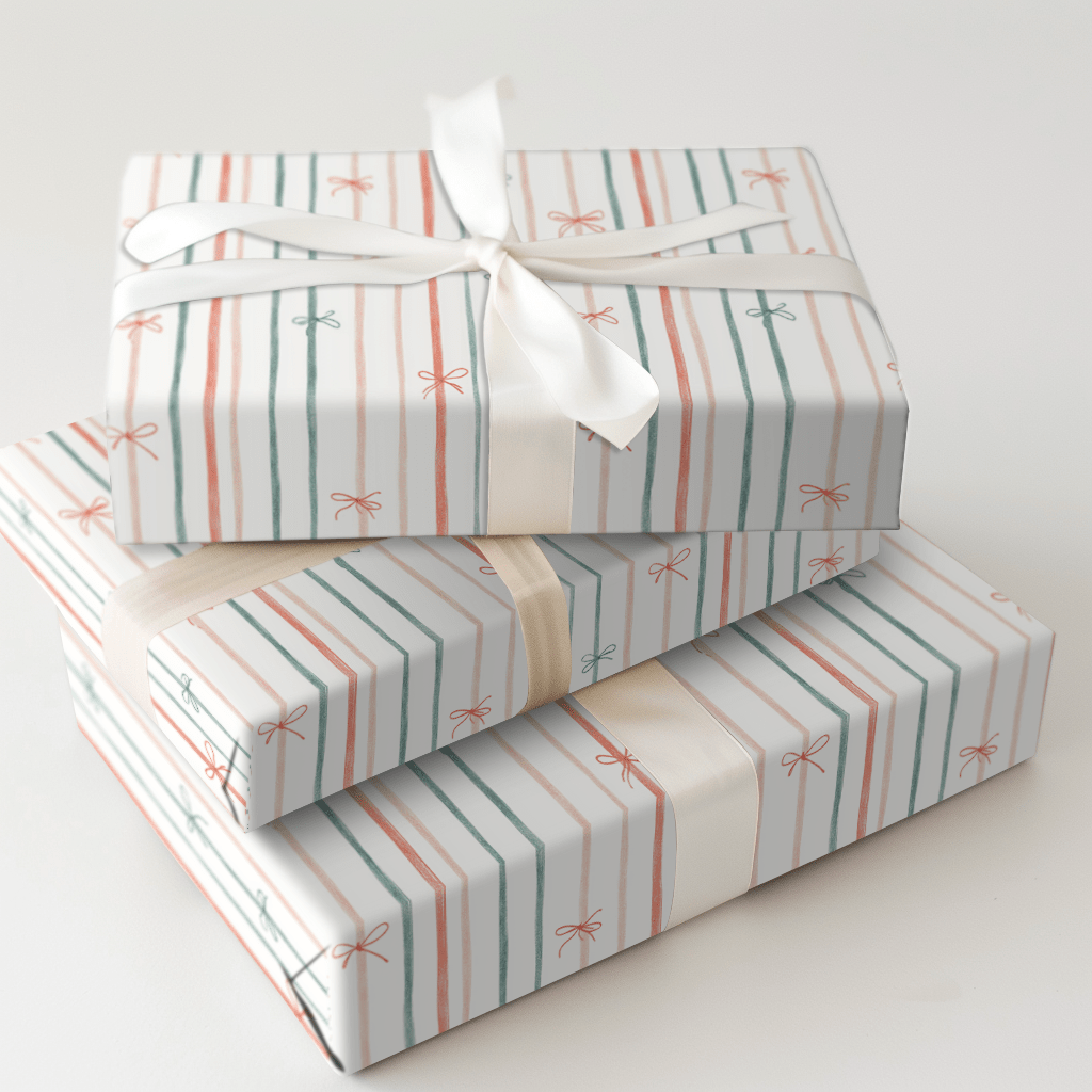 Sweet Stripes - Wrapping Paper - Aspen & Arlo
