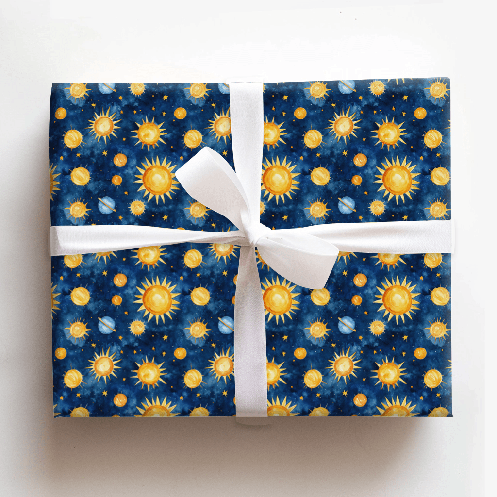 Whirling Stars - Wrapping Paper - Aspen & Arlo