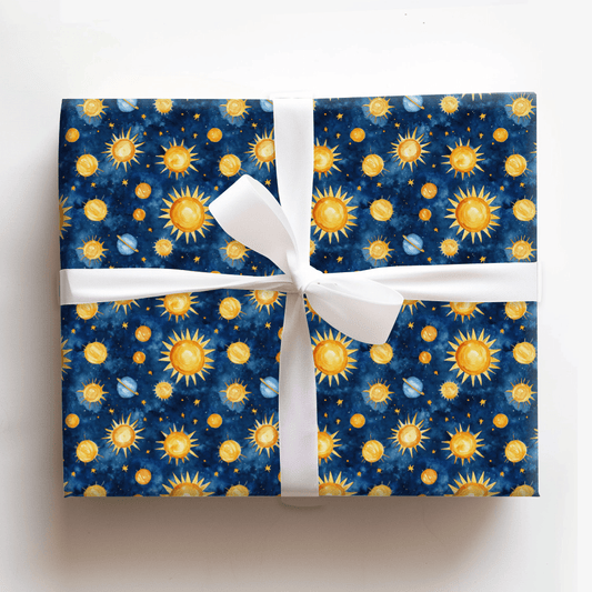 Whirling Stars - Wrapping Paper - Aspen & Arlo