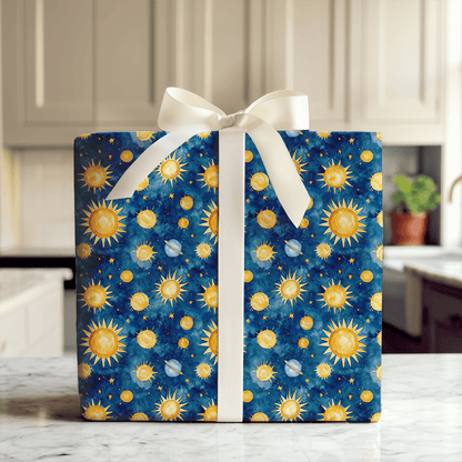 Whirling Stars - Wrapping Paper - Aspen & Arlo