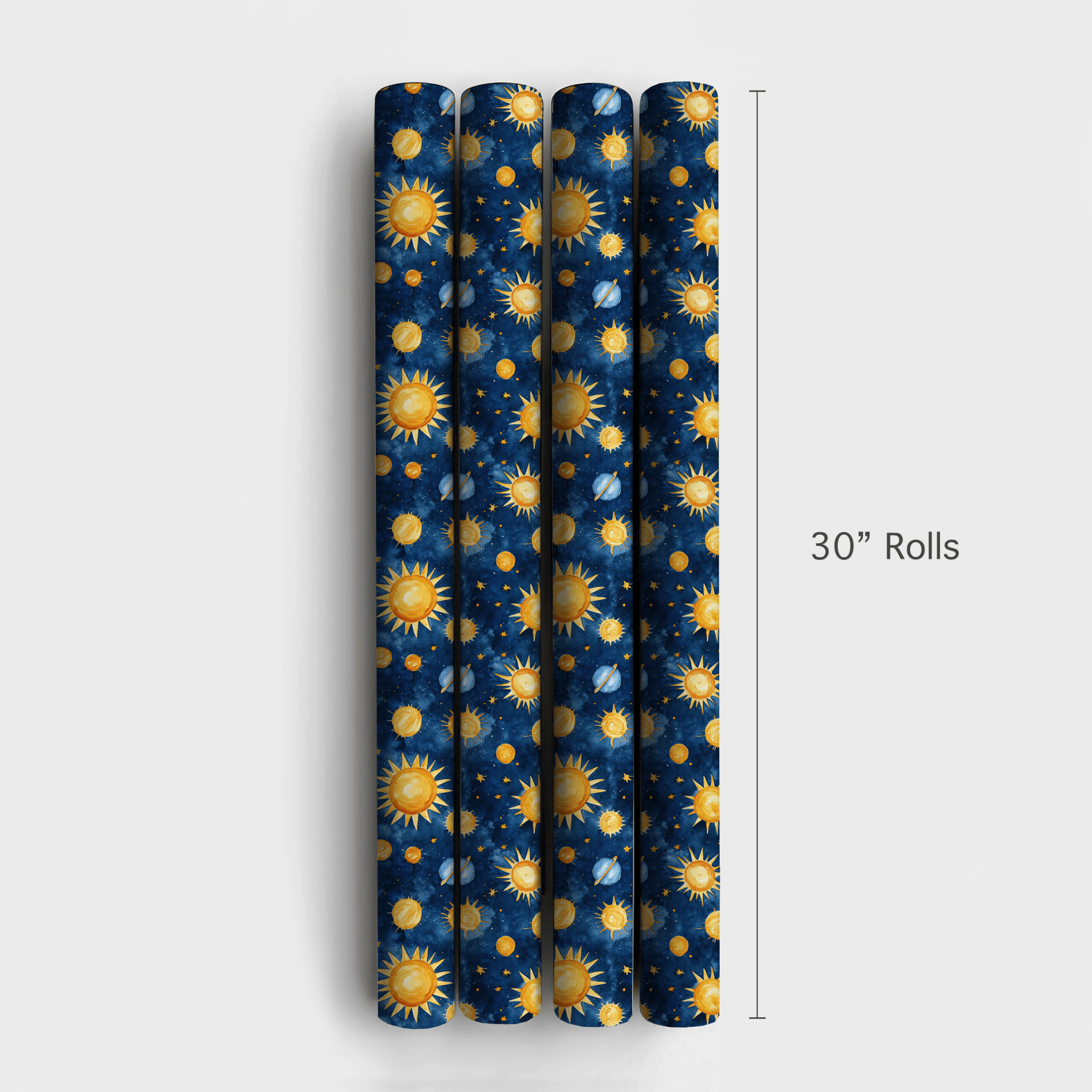 Whirling Stars - Wrapping Paper - Aspen & Arlo