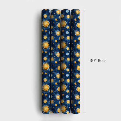 Whirling Stars - Wrapping Paper - Aspen & Arlo
