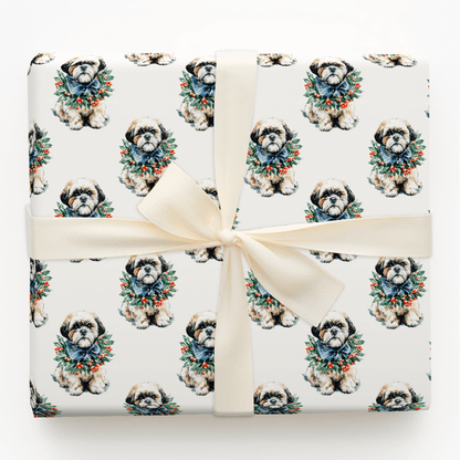 Ring Around the Shitzu - Wrapping Paper - Aspen & Arlo