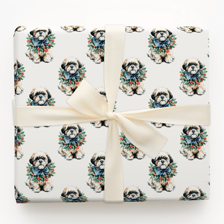 Ring Around the Shitzu - Wrapping Paper - Aspen & Arlo